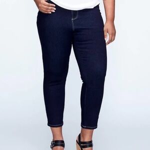 Universal Standard Women's Skinny Jeans - Dark Blue